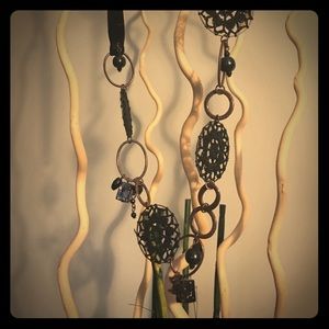 COPY - Velvet and crochet necklace